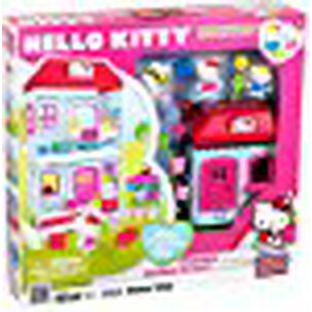 Hello Kitty 2 Folder Set ~ Kitty with Bright Pink and Teal Flowers 